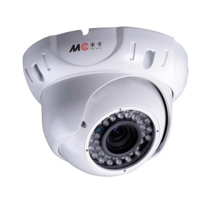 200万1/3 CMOS红外日夜型半球高清网络摄像机