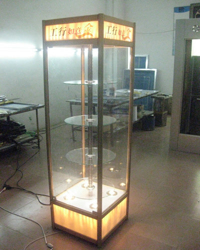 工商银行贵金属黄金展示柜 产品展示柜